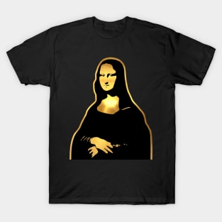 Mona Lisa Gold T-Shirt